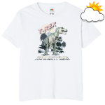  T-REX -соларна тениска-щампа с променящи се цветове 